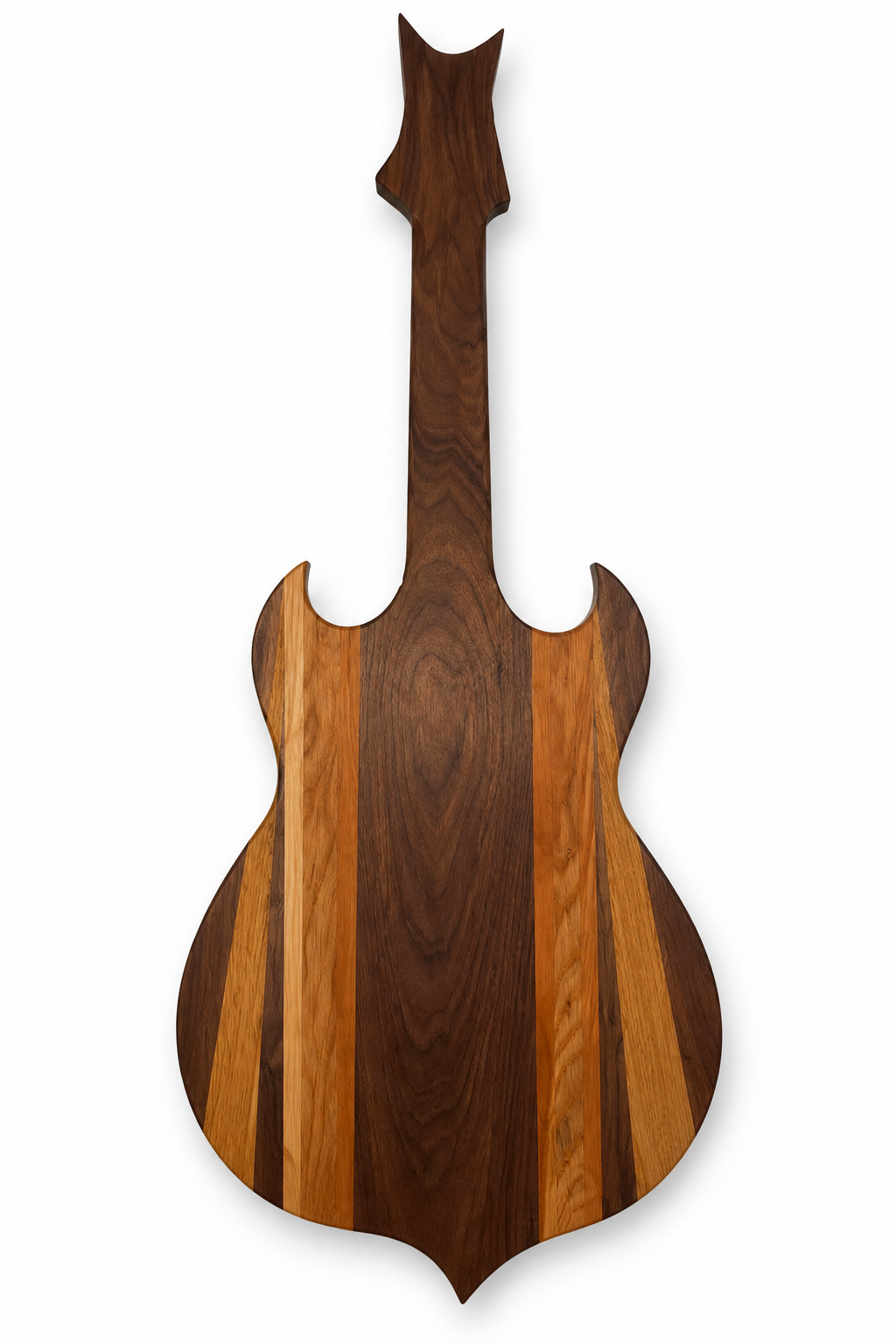 Hand Crafted Guitar-Shaped Charcuterie Boards