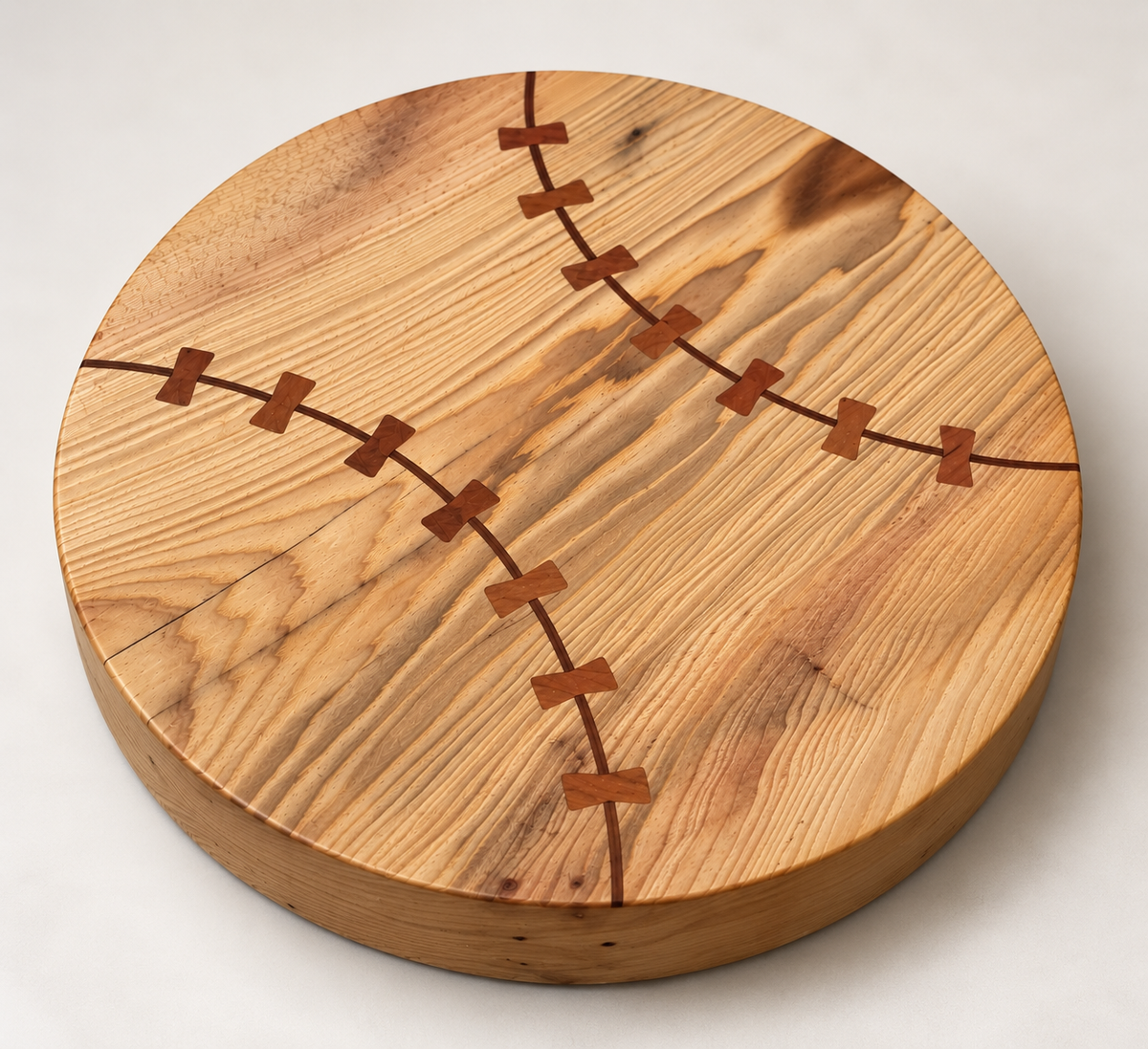 Handcrafted Baseball Inlay Board