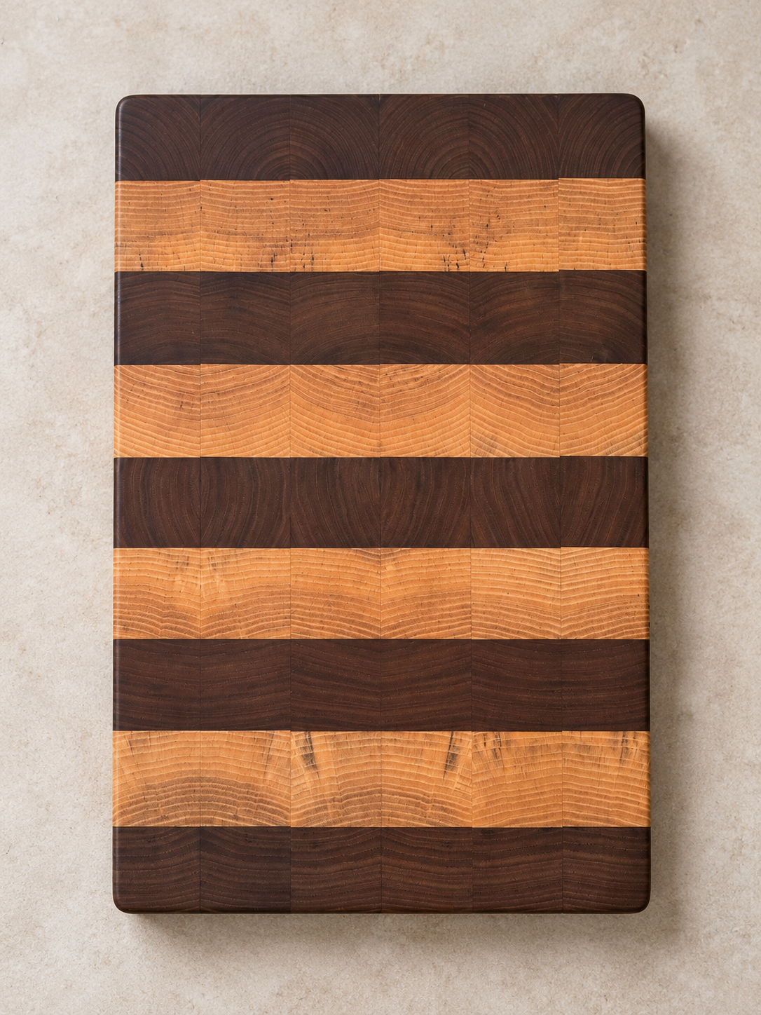 Striped Endgrain Cutting Board