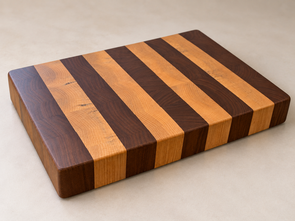 Striped Endgrain Cutting Board